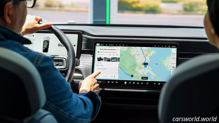 Глюк в Google Maps заставляет некоторых Rivian перезагружаться каждый день | Carscoops